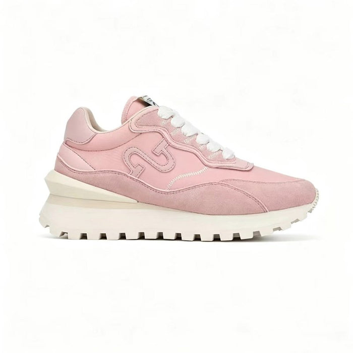Women Soft Pink Suede Sneakers – Everyday Chic & Comfort