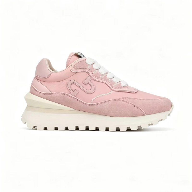 Women Soft Pink Suede Sneakers – Everyday Chic & Comfort