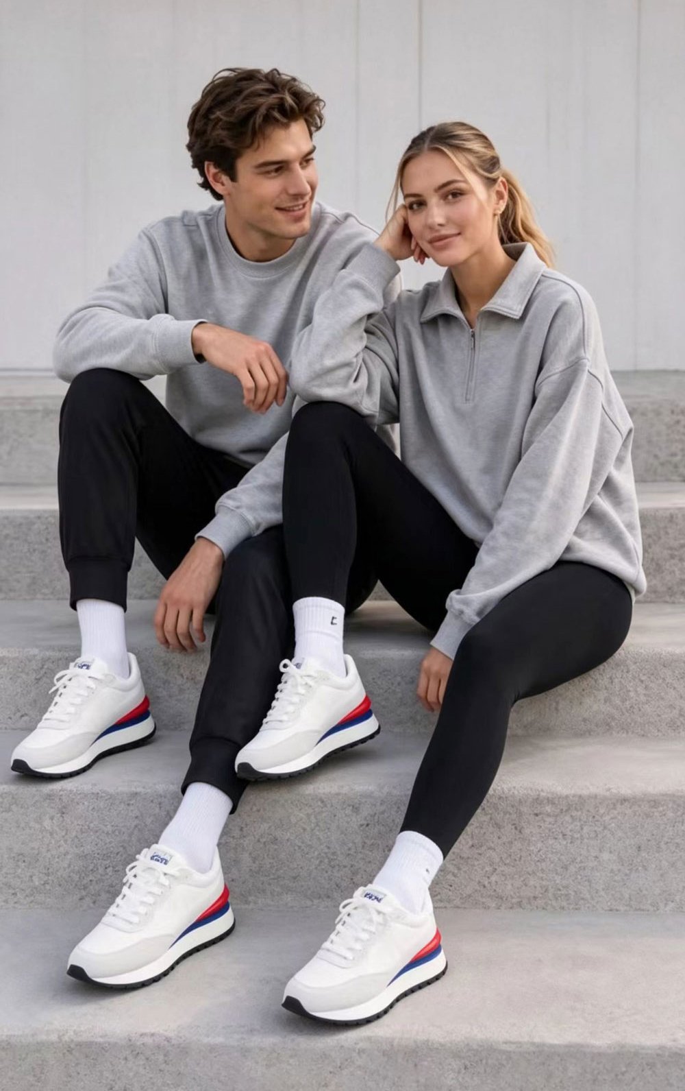 Clean White Paint Sneakers – Minimal Everyday Style - Image 14