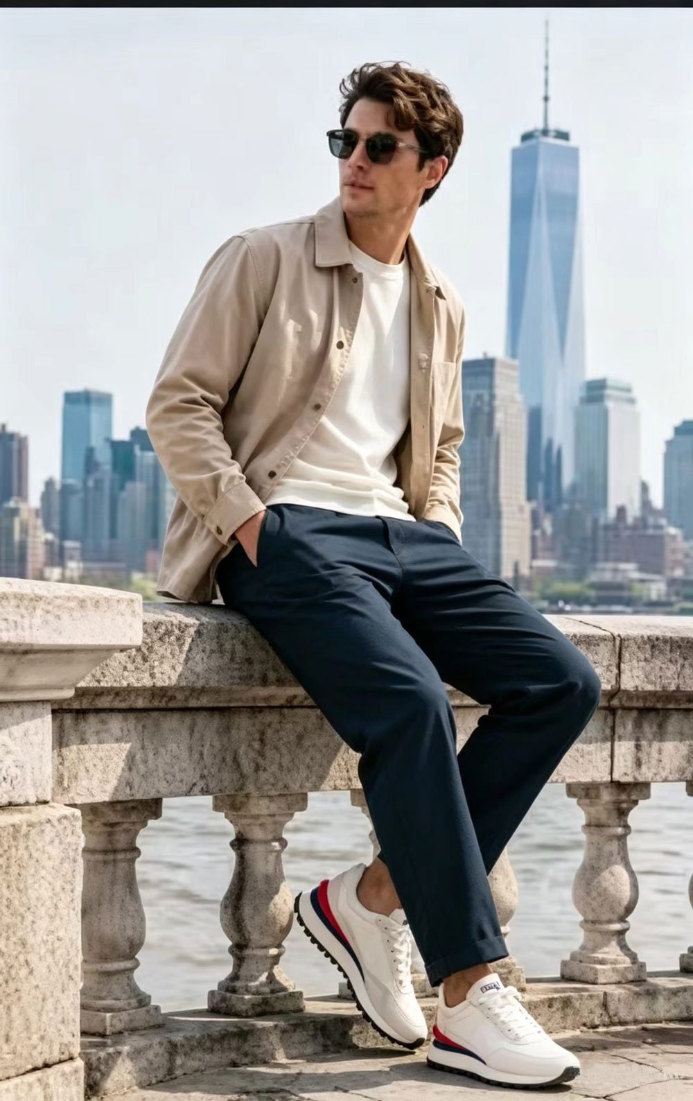 Clean White Paint Sneakers – Minimal Everyday Style - Image 15
