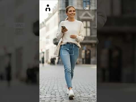 The city moves fast — find your own color in the rhythm.#oppcolor — walk your way, live in color.