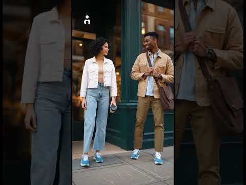 Matching Sneakers, Shared MomentsSimple design and shared comfort for couples who move together.