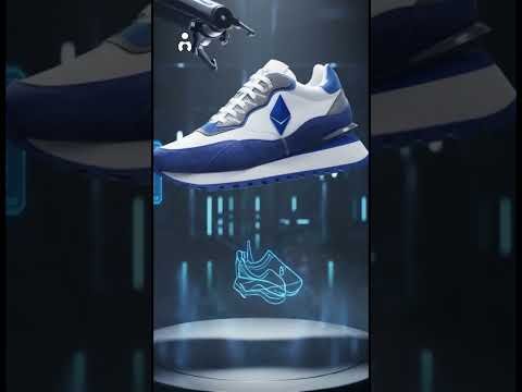 Merging Tech & Style: The OPPCOLOR Ethereum Sneaker ⚙️👟 #shorts
