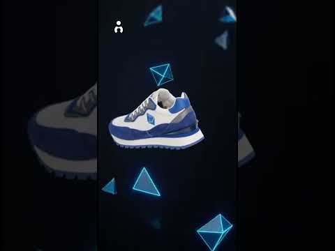 The Tech-Wealth Standard: OPPCOLOR Ethereum Blue Sneaker 🔵 #Shorts #oppcolor