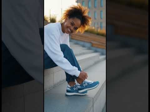 The Ultimate Everyday Essential: OPPCOLOR Classic Blue Sneaker 🔵  #oppcolor